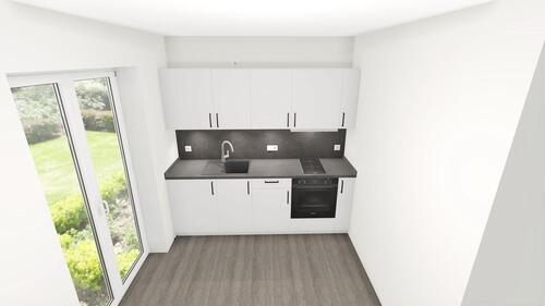 Foto - Charmante Obergeschosswohnung in ruhiger Lage mit Einbauküche.