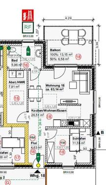 Foto - 1 Zimmer Etagenwohnung in Bawinkel