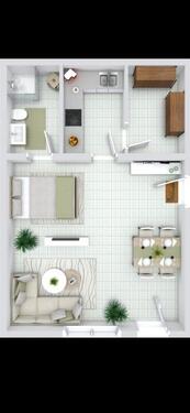 Foto - Renoviertes Apartment mit neuer Einbauküche