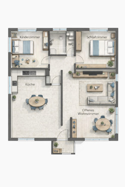 Foto - 3.5 Zimmer Etagenwohnung zur Miete in Gelsenkirchen
