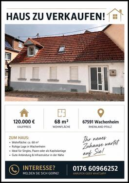 Foto - Haus zu verkaufen vermieten - 120.000,00&nbsp;EUR Kaufpreis, ca.&nbsp; 68,00&nbsp;m&sup2;
