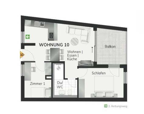 Foto - Mietwohnung Fellbach oeffingen - 1.700,00 EUR Kaltmiete,