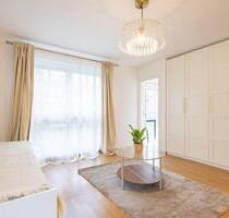 Modernes, renoviertes 1-Zimmer-Apartment mit Balkon – sofort bezugsfertig - München Au-Haidhausen