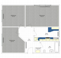 Gepflegte und großzügige 3-Zimmer-Wohnung mit Balkon & Stellplatz - Bergheim