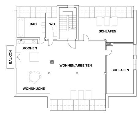 Foto - Dachgeschoßwohnung in München zur Miete