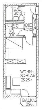 Foto - Schönes 1-Zi.- Appartement in München- Sendling (Passauerstr.)
