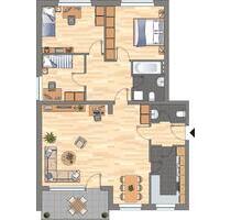 4-Zimmer-Wohnung in Wilhelmshaven Fedderwardergroden