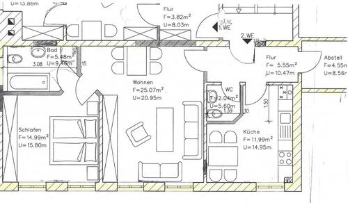 Foto - Etagenwohnung in Breitenworbis zur Miete