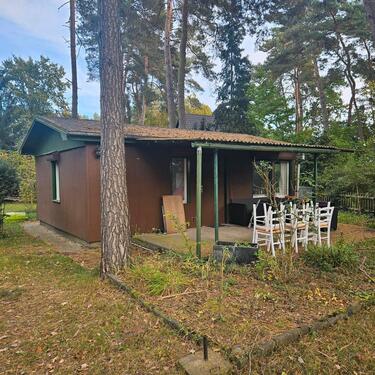 Foto - Gartenlaube Schrebergarten Hütte zum Abbau Jagdschloss