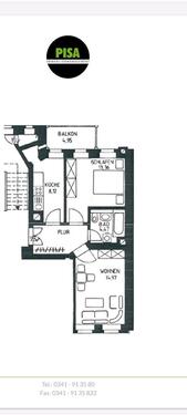 Foto - ANFRAGENSTOPP 2 Raumwohnung mit Balkon Plagwitz