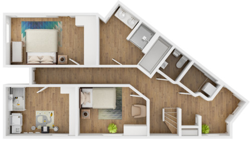 Foto - 6,5 Zimmer auf 2 Etagen mit 2 Bädern in Warthausen