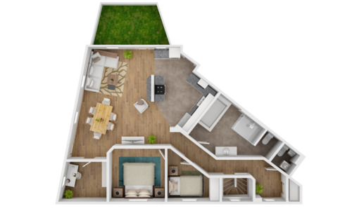 Foto - 6.5 Zimmer Maisonettenwohnung zur Miete in Warthausen