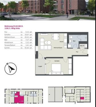 Foto - Moderne 2-Zimmer Wohnung mit Balkon in Hannover-Kronsrode