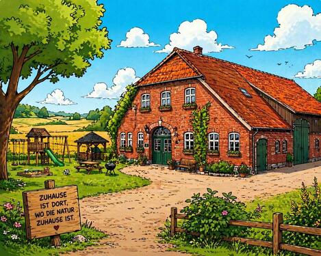 Foto - Großzügige Wohnung auf Resthof in Syke-Barrien - Garten & Natur