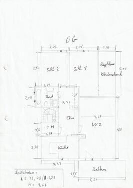 Foto - 3 Zimmer Dachgeschoßwohnung zur Miete in Barwedel
