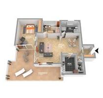 Schöne, helle Penthouse Wohnung in Espelkamp zu vermieten