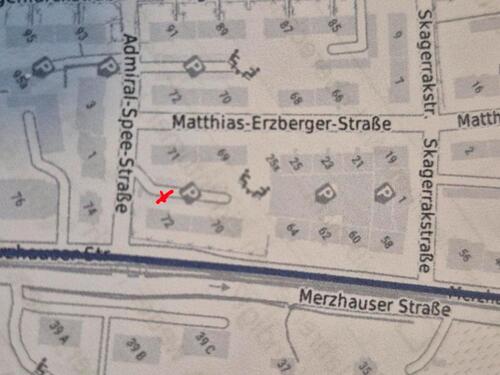 Foto - PKW Stellplatz Parkplatz Merzhauser Straße Unterwiehre