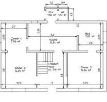 3 Raum EG-Wohnung in Immelborn - 520,00&nbsp;EUR Kaltmiete, ca.&nbsp; 62,00&nbsp;m&sup2; in Barchfeld-Immelborn (PLZ: 36456)