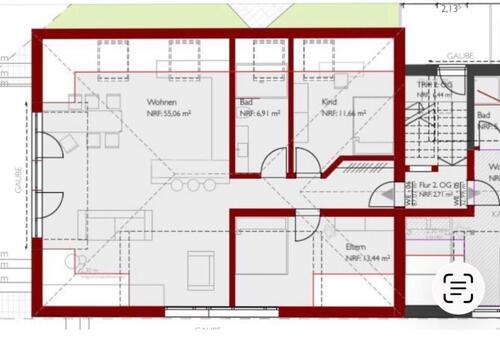 Foto - Lichtdurchflutete Dachgeschosswohnung 3 ZKB zum 01.05.2026