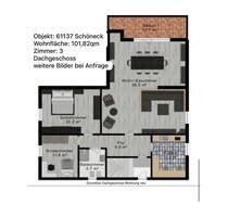 3 Zimmer WHN 102qm 1350€ WARM - 1.350,00&nbsp;EUR Kaltmiete, ca.&nbsp; 101,00&nbsp;m&sup2; in Schöneck (PLZ: 61137)