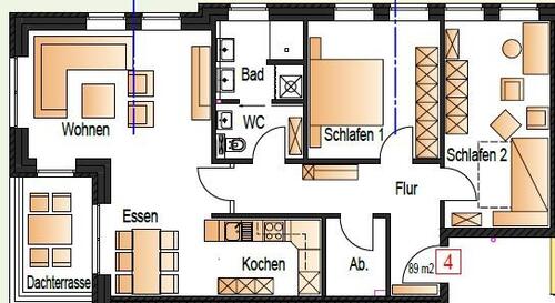 Foto - Etagenwohnung zur Miete in Quakenbrück