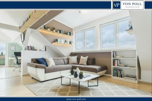 Foto - Lichtdurchflutete 4 Zimmer Dachgeschosswohnung mit 2 Balkonen