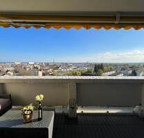 Sonnige 2-Zimmer-Wohnung mit Panorama-Ausblick Balkon SW-Bergl - Schweinfurt Bellevue