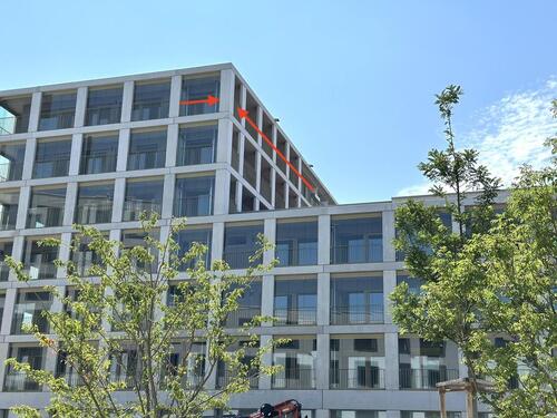 Foto - Erstbezug: Penthouse-Feeling im 6. OG, helle 2-Zi. mit Loggia & Zugang zu Dachgärten