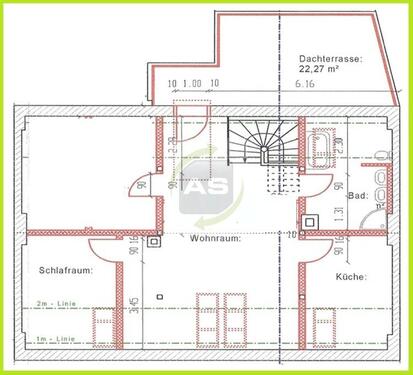 Foto - 3 Zimmer Dachgeschoßwohnung zur Miete in Zwickau