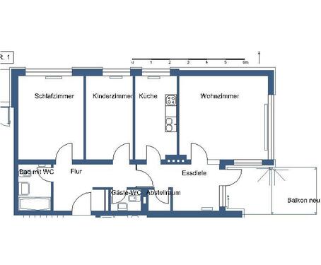 Foto - 3 Zimmer Etagenwohnung zur Miete in Wolfsburg