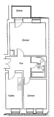 Foto - 2 Zimmer Etagenwohnung zur Miete in Leipzig