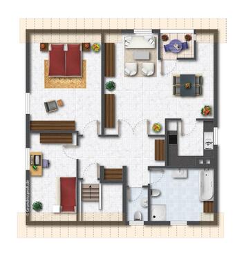 Foto - 3 Zimmer Dachgeschoßwohnung zum Kaufen in Laudenbach