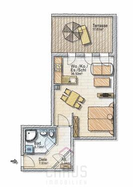 Foto - Etagenwohnung in Deggendorf zur Miete