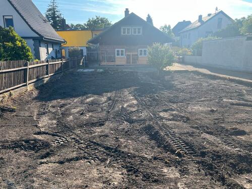 Foto - Holz-Blockhaus mit großem Grundstück in Toplage Augsburg-Pfersee