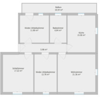 Helle 4-Zimmerwohnung in Güntersleben zu vermieten