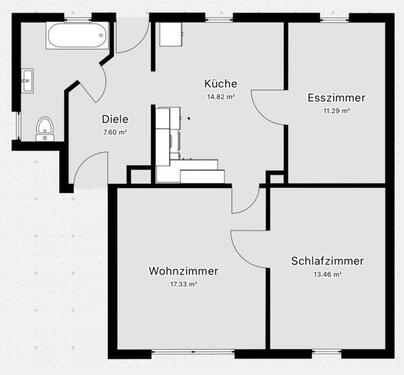 Foto - Etagenwohnung zur Miete in Herzberg am Harz