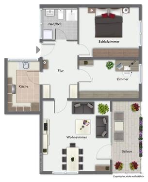 Foto - 3 Zimmer Etagenwohnung zur Miete in Eislingen (Fils)