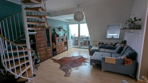 Foto - 3 Zimmer Maisonette - 2 Balkone und Blick über die Stadt Weimar'