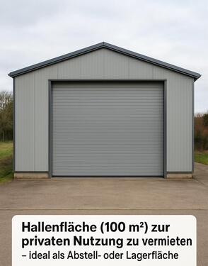 Foto - Hallenfläche (100 m²) zur privaten Nutzung