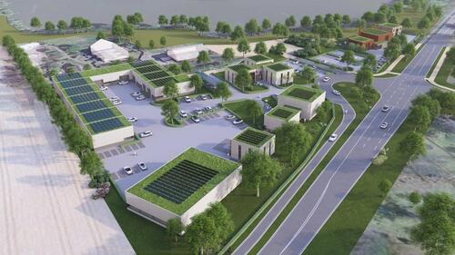 Foto - Moderne Gewerbehallen mit klimatisierten Büros, direkt an der A3