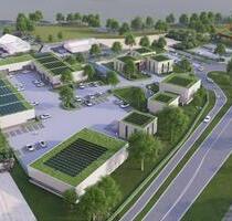 Moderne Gewerbehallen mit klimatisierten Büros, direkt an der A3 - Hamminkeln