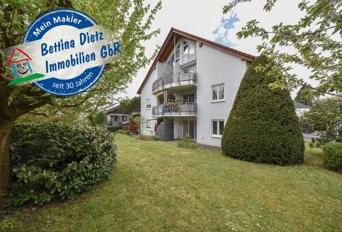 Foto - DIETZ: Einzugsbereite 2-Zimmer-Terrassenwohnung, eigener Garten, Einbauküche und Parkplatz!