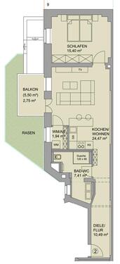 Foto - Etagenwohnung zur Miete in Zwickau