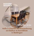 Foto - Helle 3-Zimmer-Neubauwohnung mit Balkon & Danielblick - Baldingen