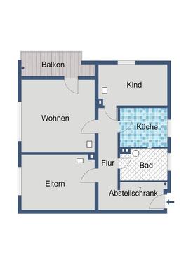 Foto - Erdgeschoßwohnung in Gudensberg zur Miete