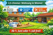 Einziehen & wohlfühlen: Großzügige 2,5-Zimmer-Wohnung - Weener