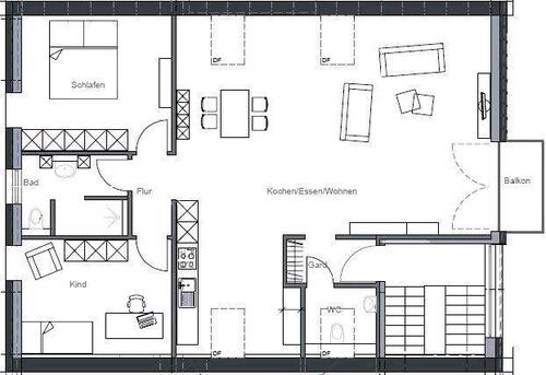 Foto - Etagenwohnung in Großostheim zur Miete