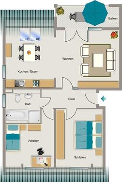 Foto - 3 Zimmer Etagenwohnung zur Miete in Essen