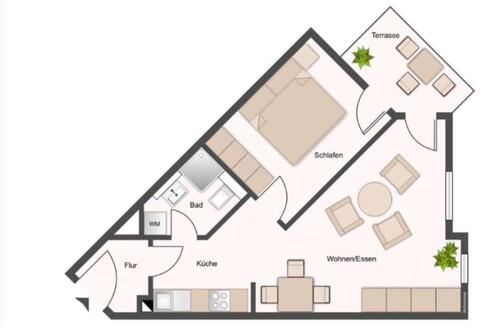 Foto - 2 Zimmer Etagenwohnung zur Miete in Freital