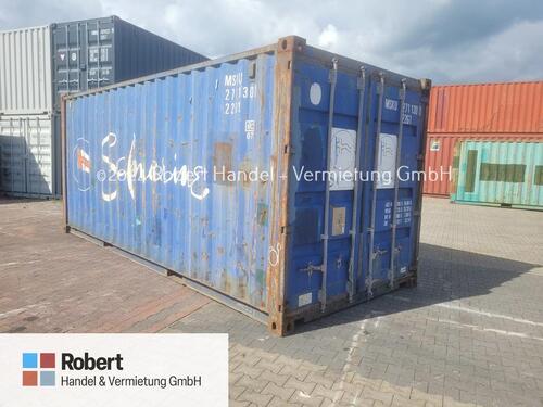 Foto - 20 Fuß Lagercontainer, gebraucht Seecontainer, Container, Baucontainer, Materialcontainer
